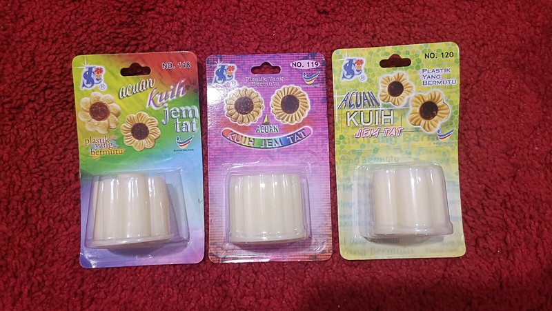 3 Combo Malaysian Pineapple Tart Jam Thumbprint Cookies Cutter Mold Marmalade gallery