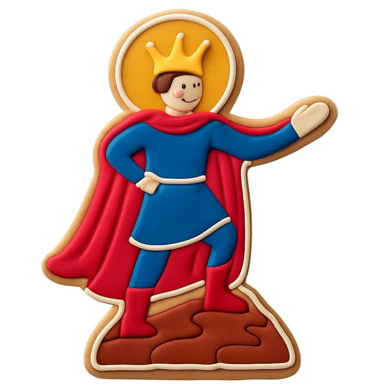 Majestic Demigod of the World Cookie Cutter & Stamp, Fondant & Clay - 4x2.6 gallery