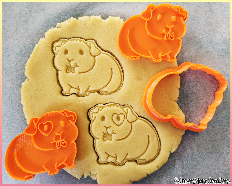 Guinea Pig Cookie Cutter Cute Cavy Pet Fondant Tool Baking Supply Stamp Ceramic gallery