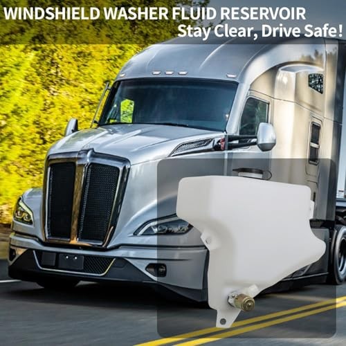 Windshield Washer Fluid Reservoir Tank with Pump Fit For 2000-2019 Kenworth gallery