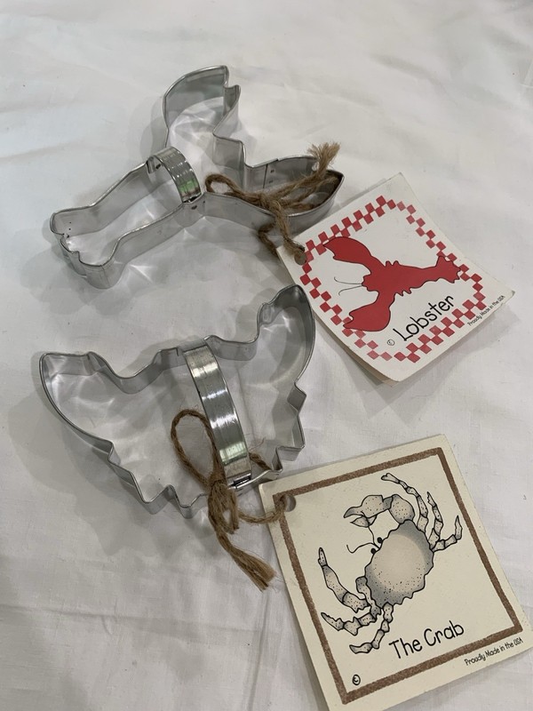 Ann Clark The Crab & The Lobster Cookie Cutter Set Of 2
