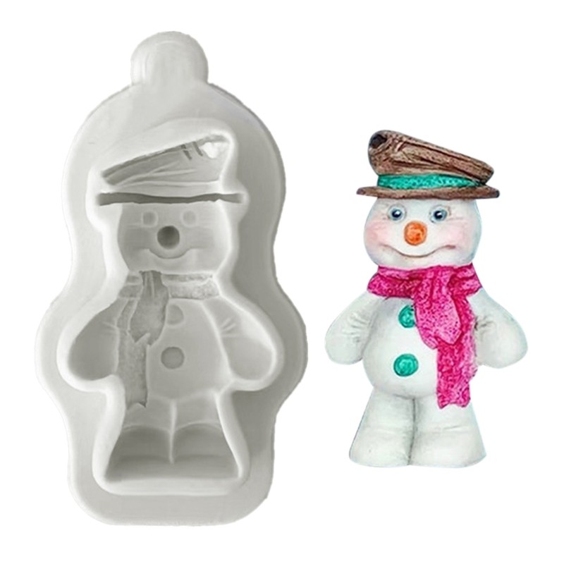 Santa Elk Bear Elf Boy Silicone Mold for Making Chocolate, Fondant, gallery