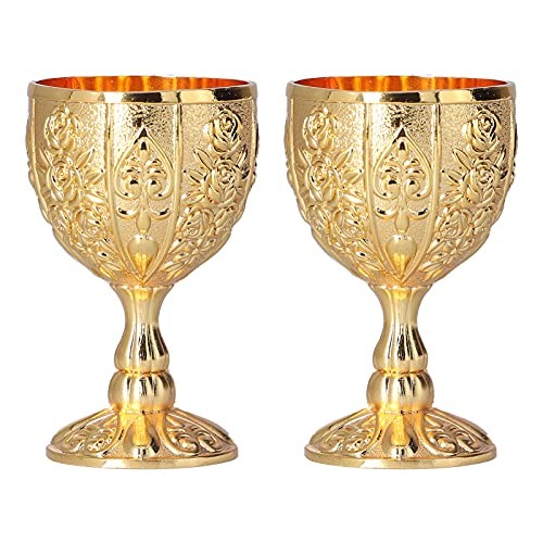 Wine Glasses Set of 2, 30ML Stainless Steel Wine Goblets, Stemmed Metal Wine gallery