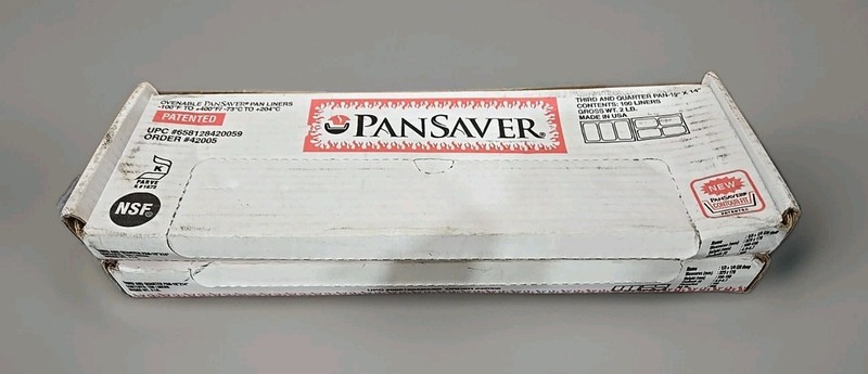 Pansaver Third & Quarter Pan Liners Medium & Deep (19" X 14"); 100 Each, 2 Pack.