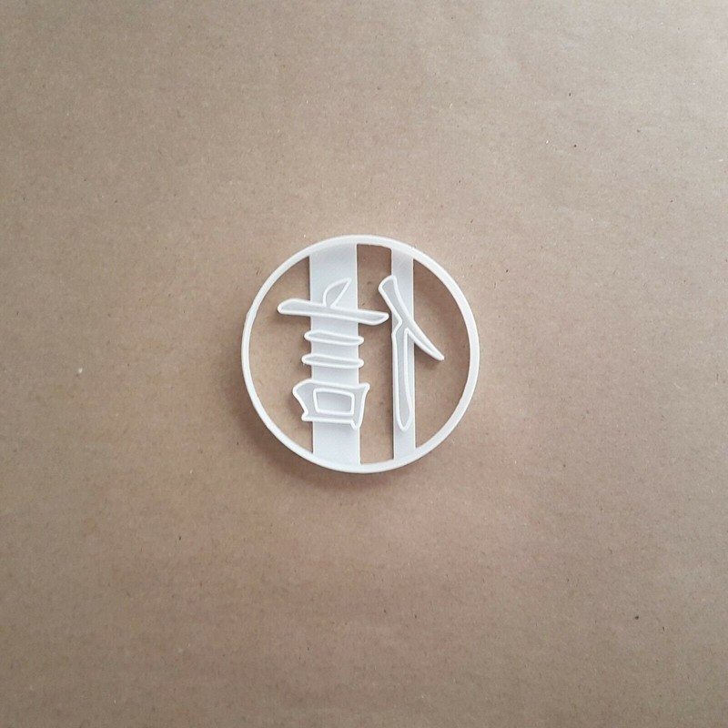 Chinese Faith Language Shape Cookie Cutter Dough Biscuit Pastry Fondant Stamp gallery