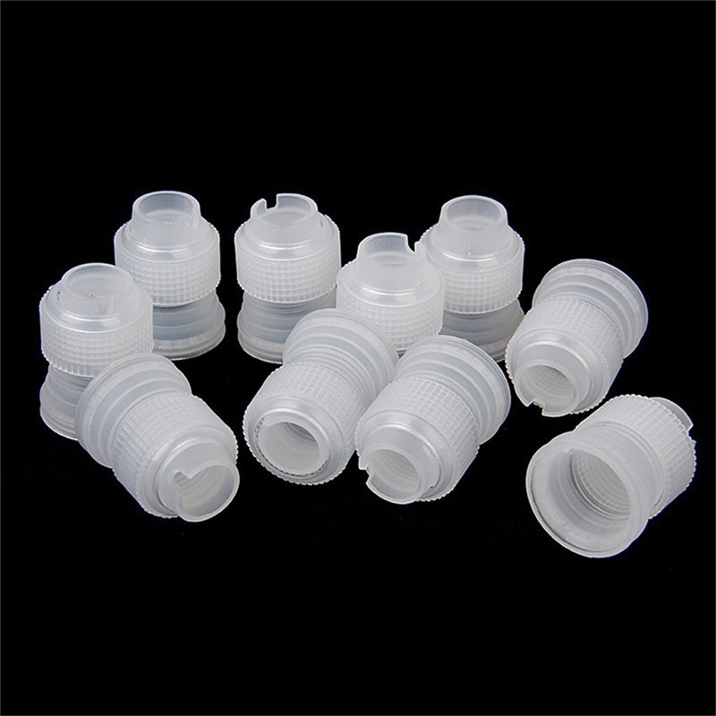 10x Coupler Adaptor Icing Piping Nozzle Bag Cake Flower Pastry Decoration ~gw gallery
