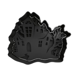 House Halloween Cookie Cutter Fondant Biscuit Baking Tool