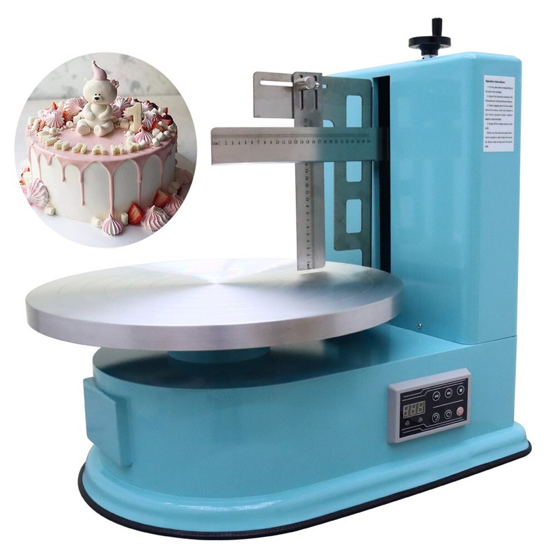 Green Cake Cream Automatic Spreading Coating Machine Electric Smearing 4-16in gallery