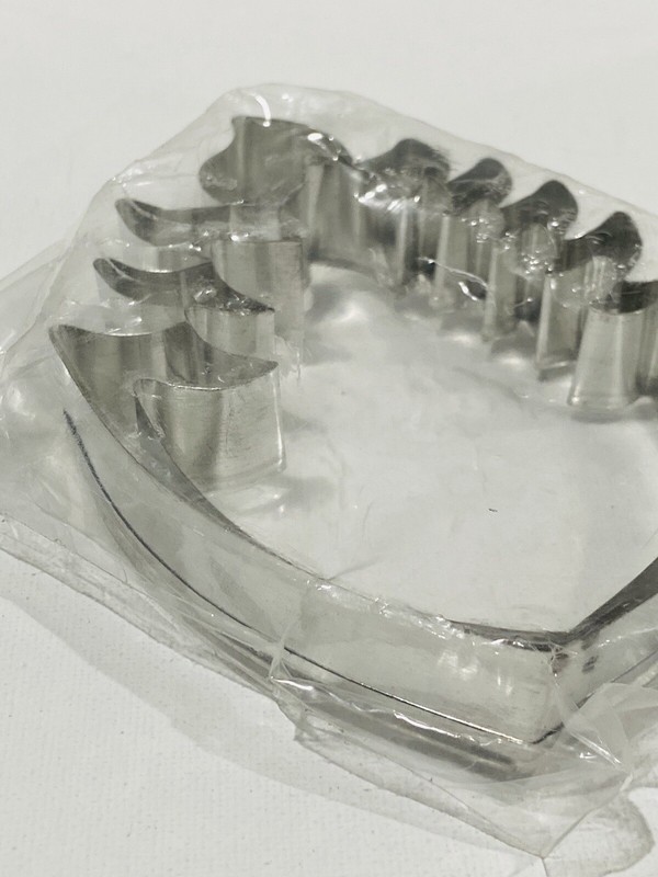 3 Piece reusable kitchen DIY cookie cutters stainless steel Leaf Pattern gallery