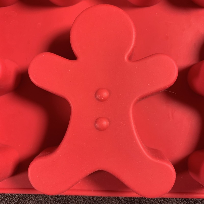 Set Of Two (2) Gingerbread silicone molds - 6 Each - MAX 250• C/ 450• F gallery