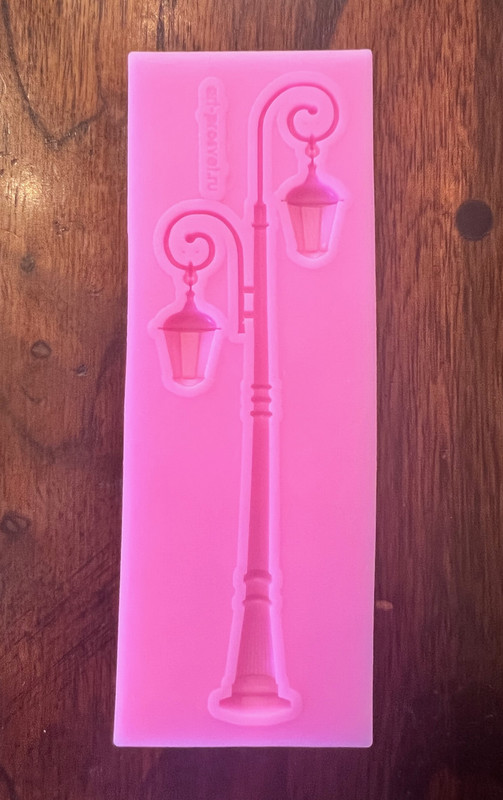 EUROPEAN VINTAGE LAMP Silicone Fondant Cake Border Decor Sugar Paste Mold