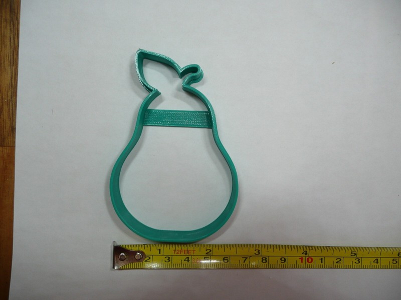 PEAR FRUIT SHAPE OUTLINE COOKIE CUTTER USA PR5285 gallery