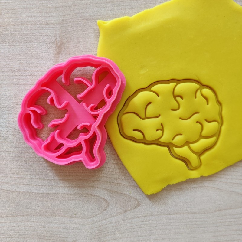 Anatomy Cookie Cutter Set, Medical Student Gift, Halloween Biscuit Stamp Stencil gallery