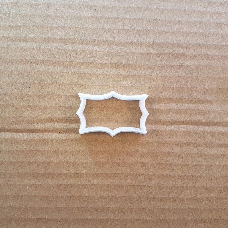 Plaque Mirror Frame Tablet Shape Cookie Cutter Dough Biscuit Pastry Stencil gallery
