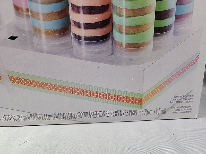 Wilton Cake Pop and Dessert Display Set 12ct Ribbon Not Included Party Decor gallery