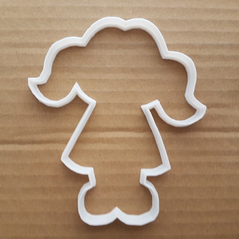 Girl Child Young Lady School Shape Cookie Cutter Dough Biscuit Pastry Stencil gallery
