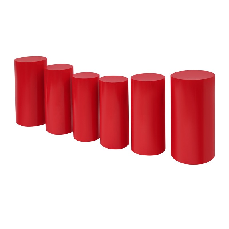 Freestanding Cylinder Display Pedestal Stands For Birthdays Weddings gallery