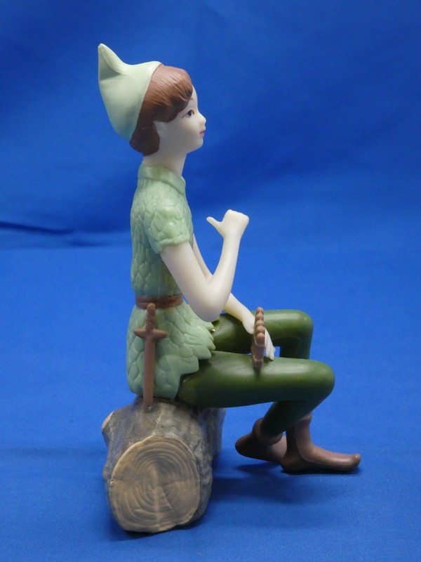 Wilton Peter Pan Cake Topper 6in Figure Hard Plastic Hong Kong 1972 Vintage gallery