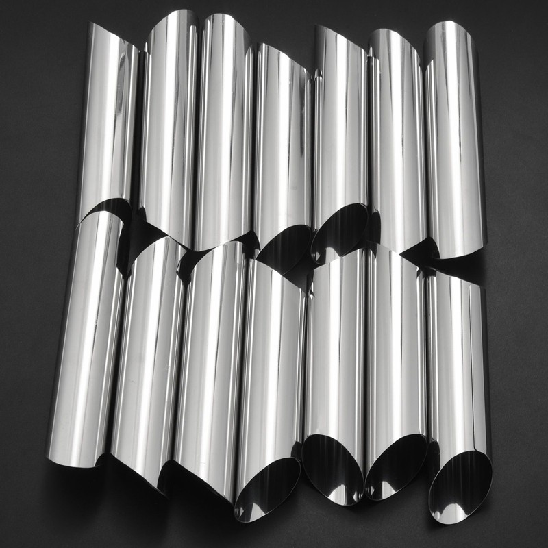 Set Of 14 430 Stainless Steel Tubes Cannoli Pastry Forms Molds-5 Inch E1R84748 gallery