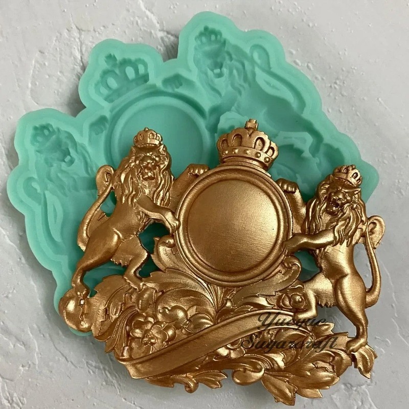 Lion Silicone Epoxy Resin Plaster Mould cake mold fondant molds cake decorating gallery