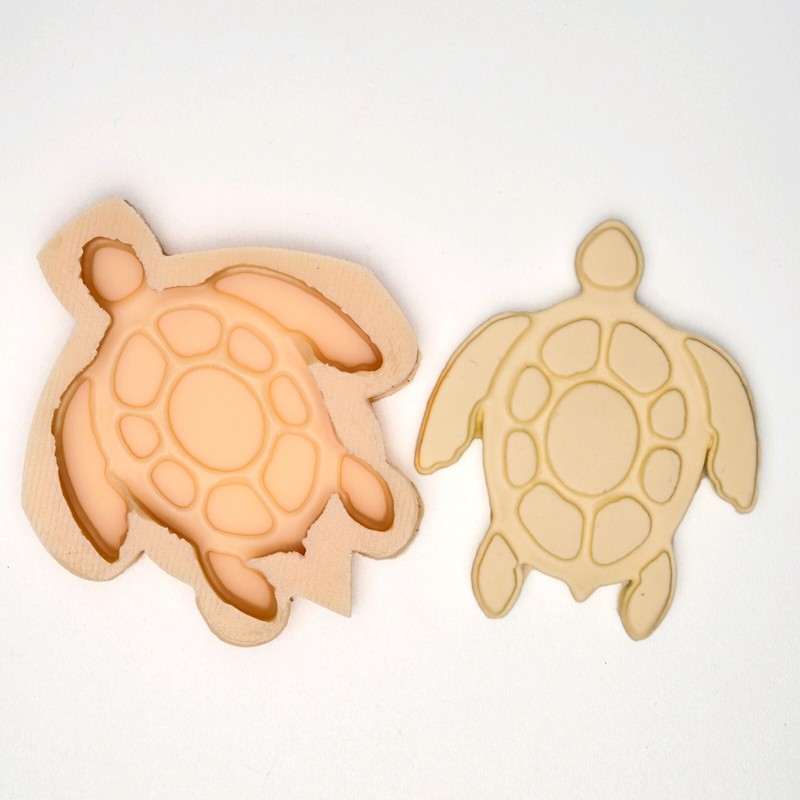 Abstract Sea Turtle Food Grade Silicone Mold Cake Decorating Supply - Resin Mold gallery