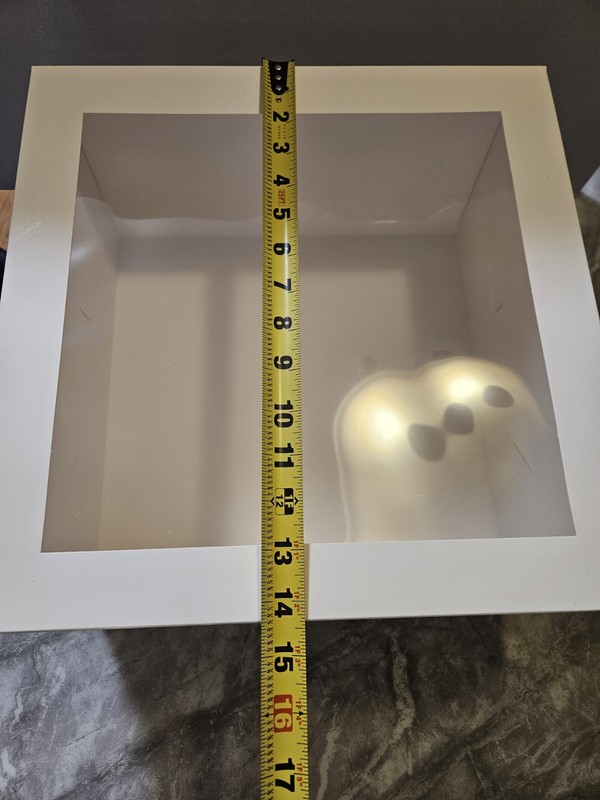 14 inch cake boxes White 14" x 14" x 8 " With Clear Window Lids Lots of 50 packs gallery