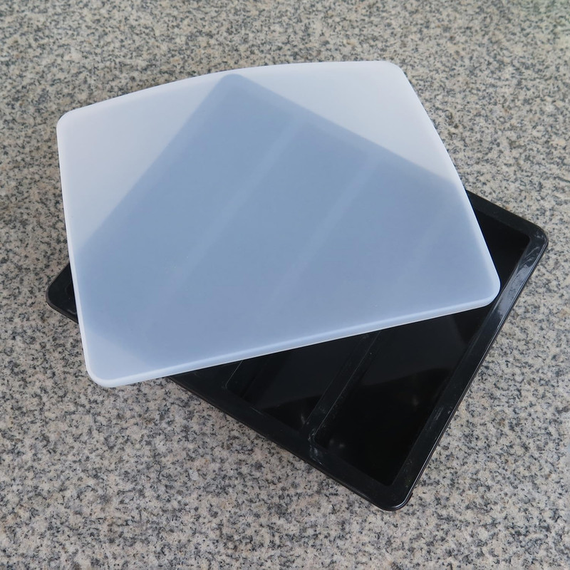 Silicone Butter Mold Tray with Lid, Rectangle Mold Tray for Butter, Pudding, Soa gallery