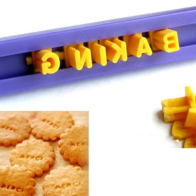 Baking Tool Set Alphabet Number Cookie Stamp Kitchen Craft for Cookie Cake gallery