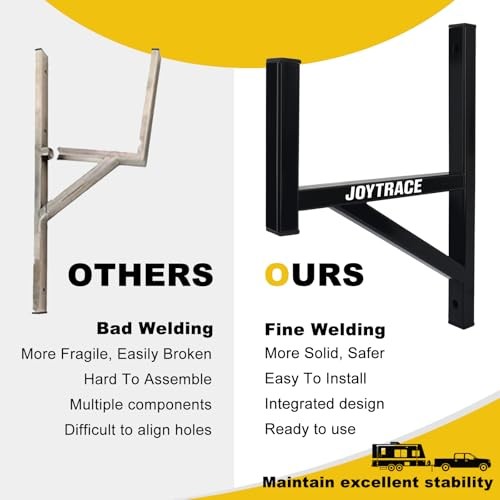 Rack Heavy Duty Side Mount Trailer Ladder Rack with Rubber Pads Bungee Cords 4 gallery