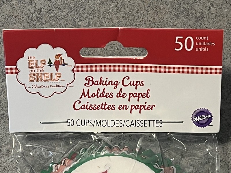 Elf ont he Shelf Christmas Standard Baking Cup 50 ct from Wilton NEW gallery