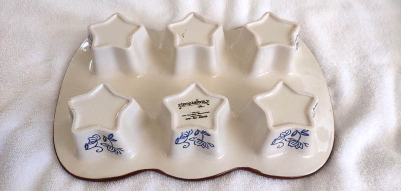 Temp-tations Floral Lace Star Baking Cupcake Muffin Mold gallery
