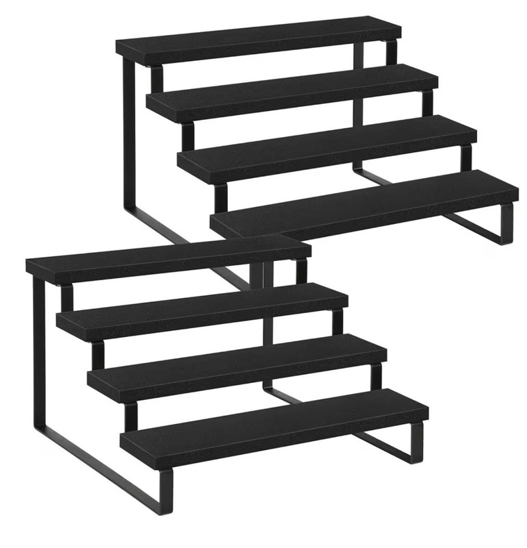 Black 4 Tier Desert Stand /display gallery
