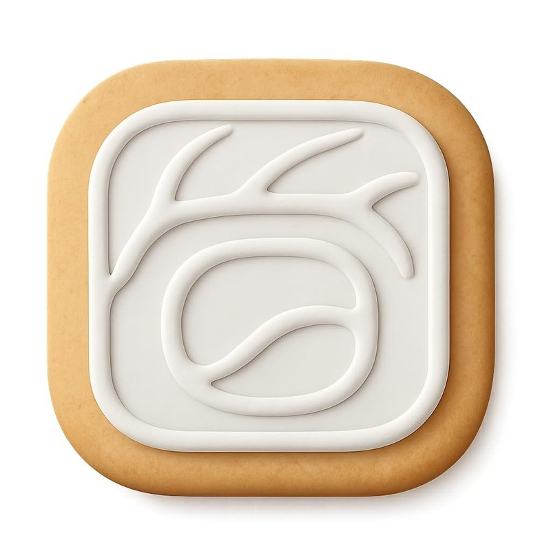 Alaska Roll Cookie Cutter & Stamp, Fondant & Clay - 4x4 gallery