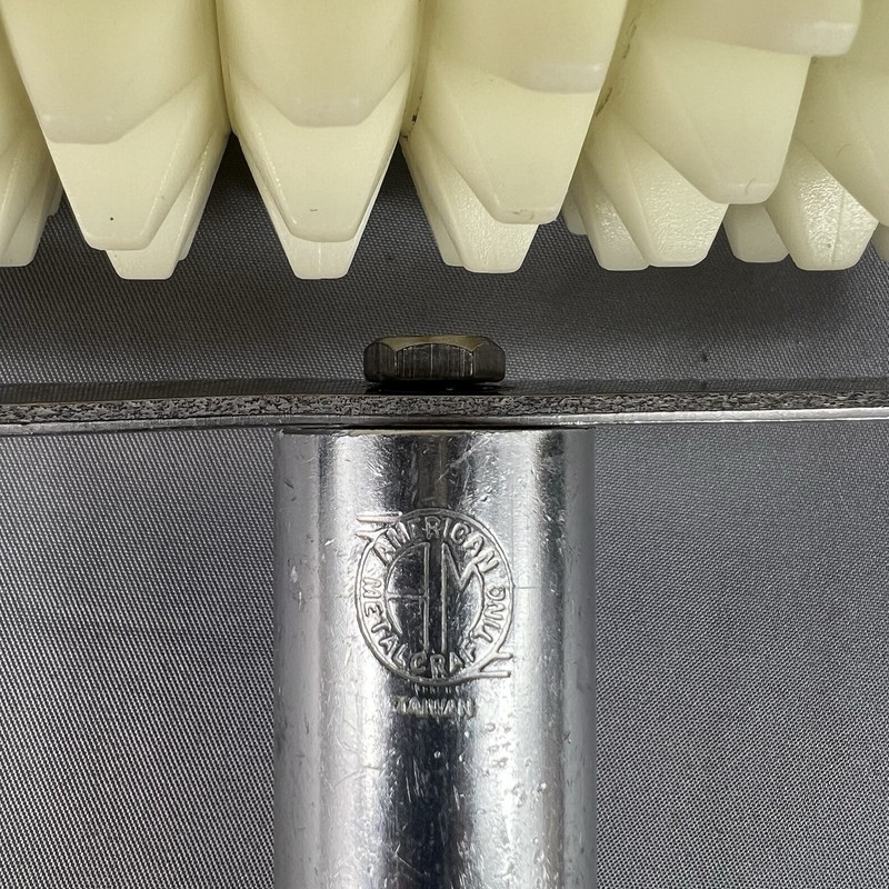 American Metal 8-Wheel Dough Docker – Pastry Roller Tool Stainless Steel gallery