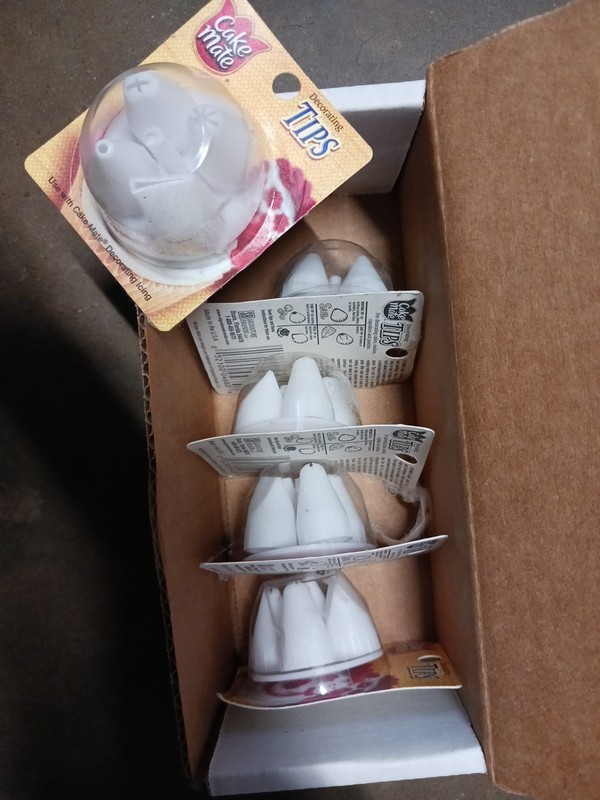 Cake Mate Plastic Decorating Tips 4 pc (5 packs)