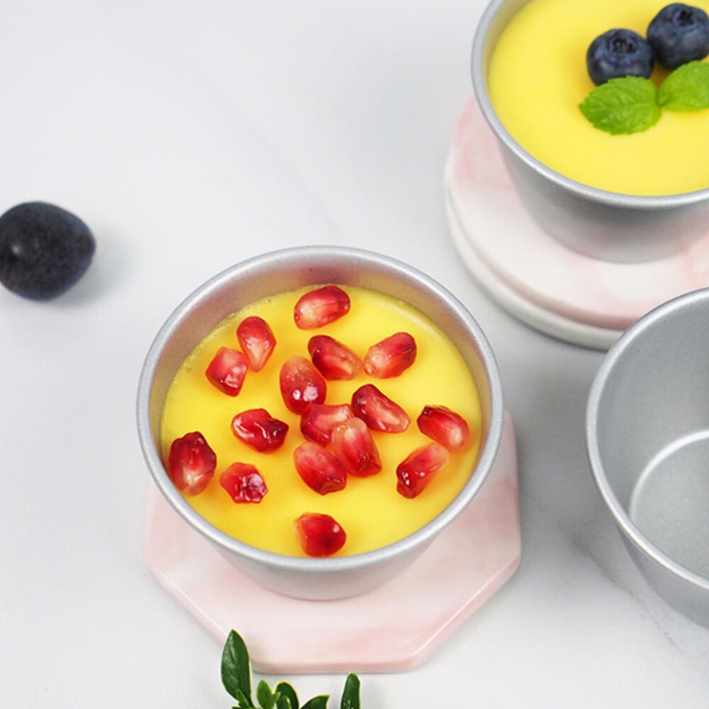 4PCS Convenient Baking Tins Cake Pan Metal Muffin Cups Aluminum Baking Cups gallery