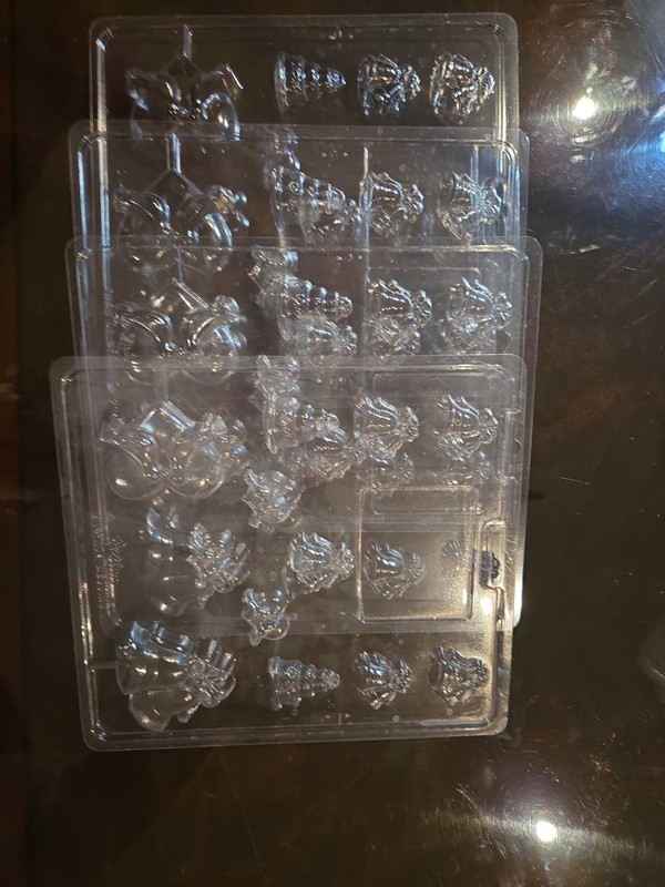 Wilton Wedding Candy Molds. Set Of Four! 2114-1104