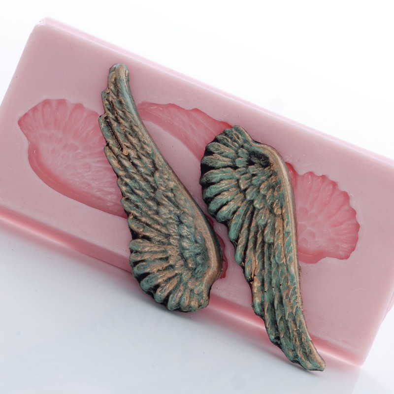 Wing Silicone Mold Flexible Food Safe Angel Wing Mold Craft Resin Jewelry (846) gallery