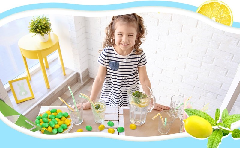 yhill 100 Pcs Mini Artificial Lemon Fake Fruit Faux Artificial gallery