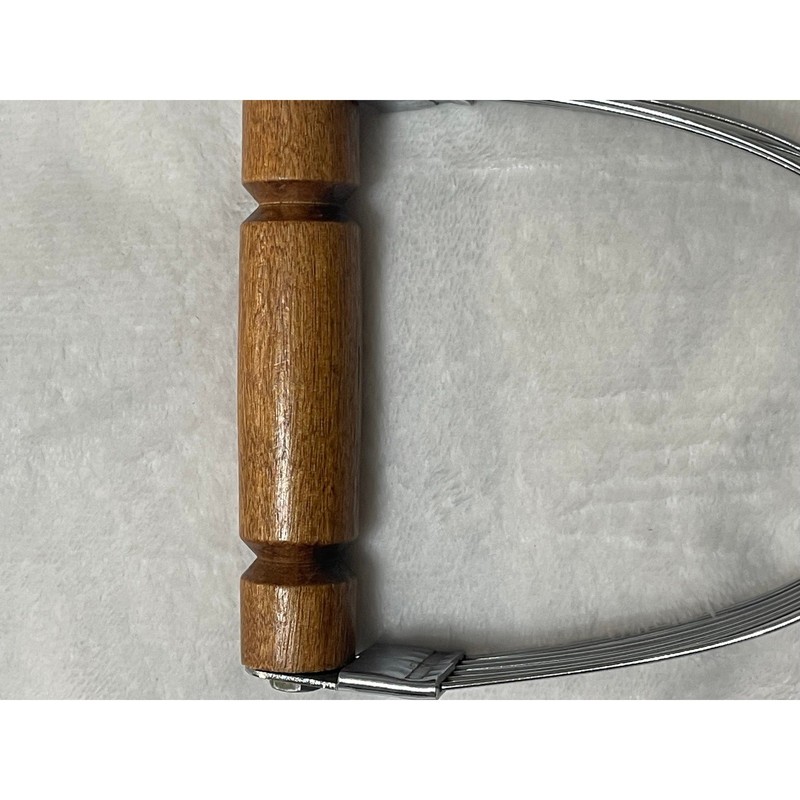 Vintage Bonny Pastry Blender Wood Handle 6 Wire Dough Cutter Made in USA Brown gallery