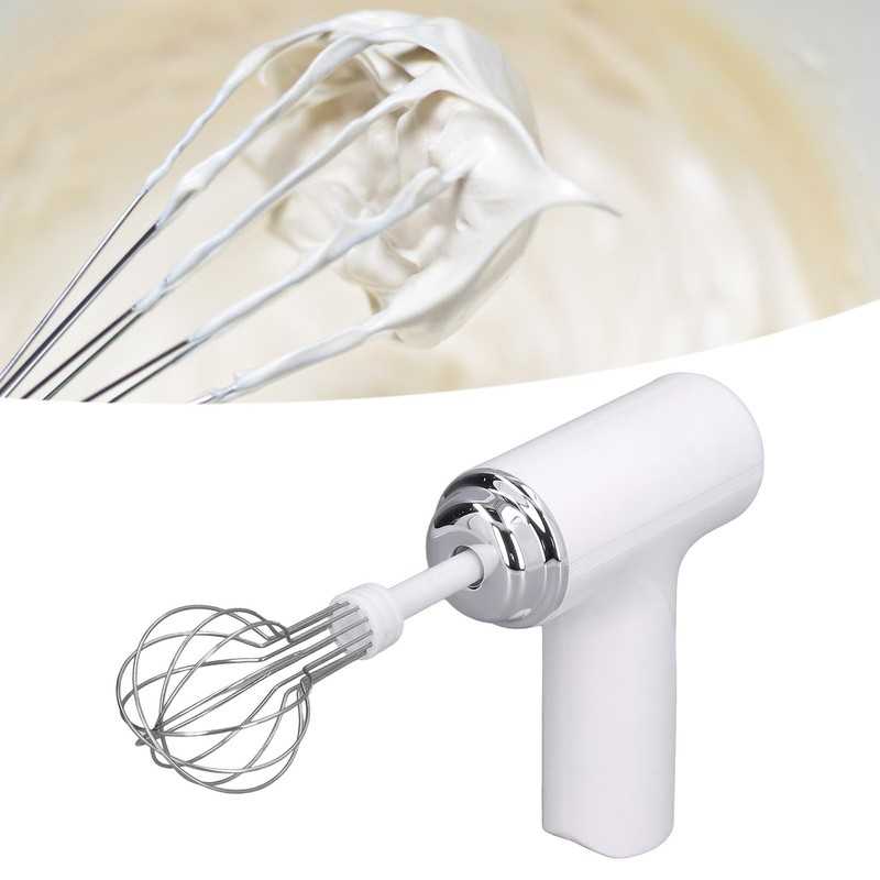 Electric Egg Beater Handheld Whisk Cordless 3 Speed Food Mixer For Batter gallery