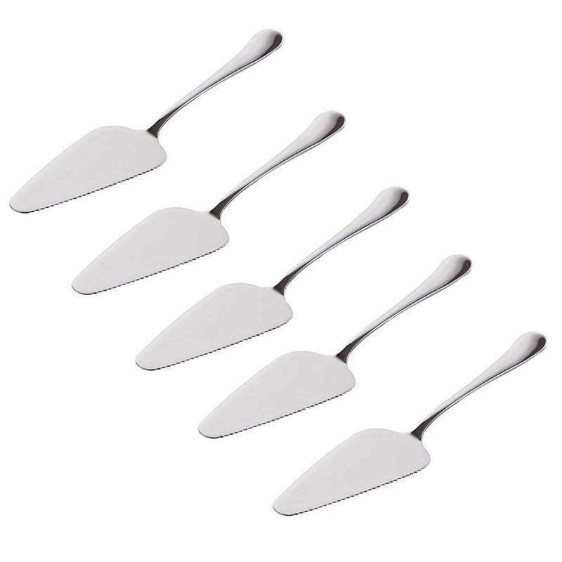 YTYKINOY Pack of 5 Stainless Steel Pie Pizza Cake Pastry Server Silver