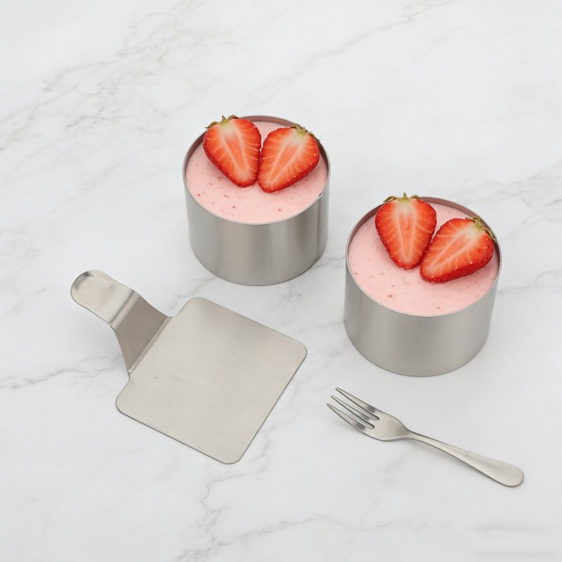 Food Forming Ring Round Cookie Mold Burger Patty Press Cheesecake gallery