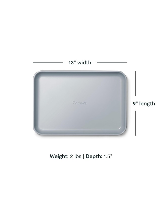 Caraway Nonstick Ceramic Small Baking Sheet 9X13 Non-Toxic Ptfe Pfoa Oven Safe gallery