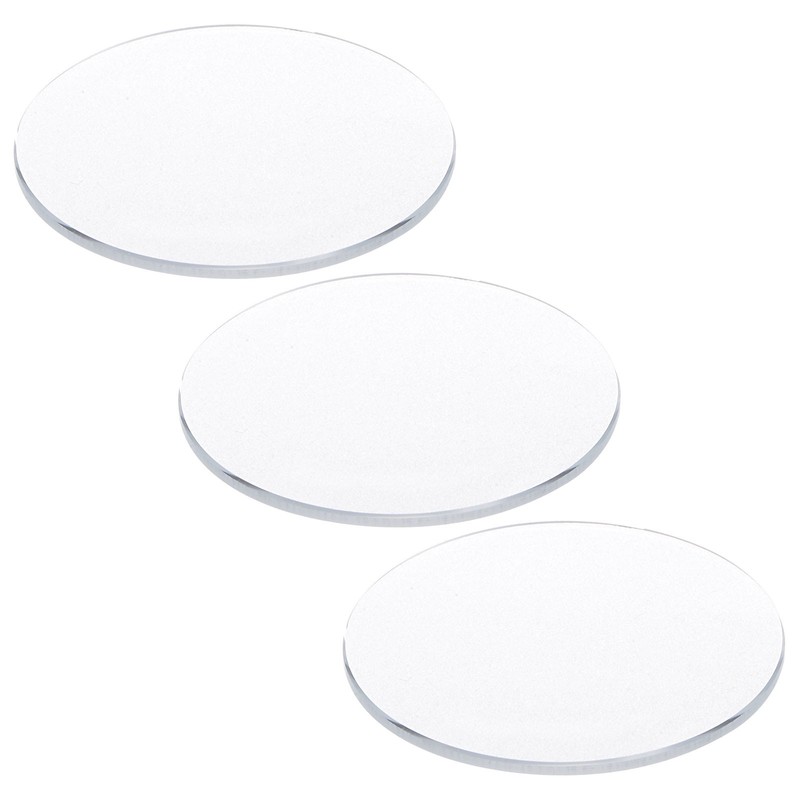 3pcs Glass Watch Lenses 39mm Clear Crystal for Watchmaker Repair