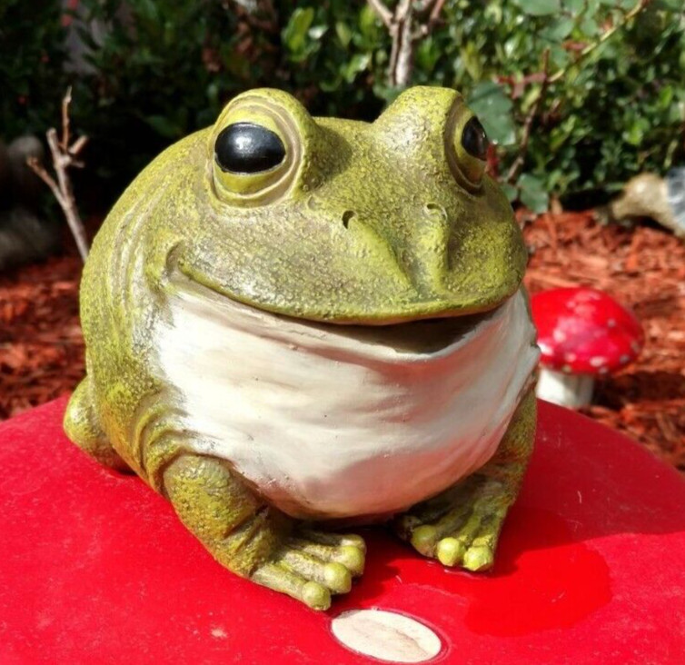 6 in fat frog Resin, plaster, soap, candle mold 0-94 gallery