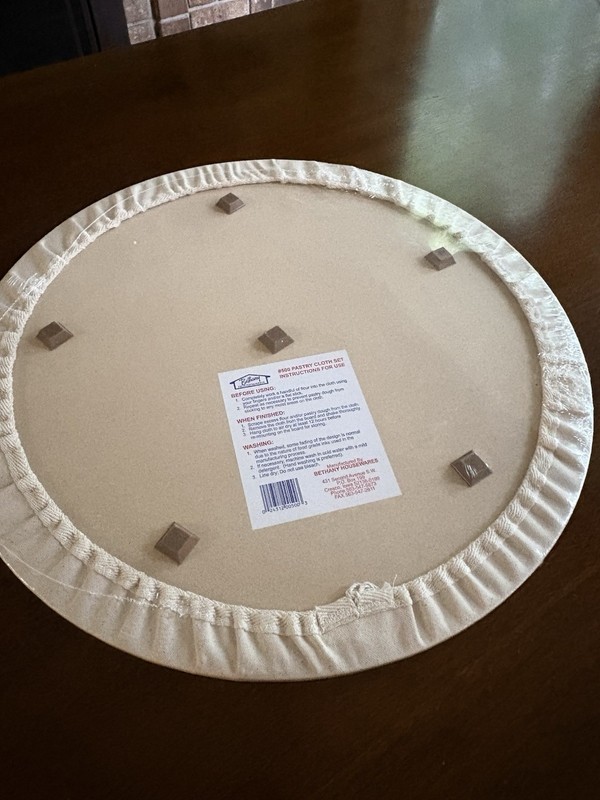 Bethany Housewares 500 Lefse Pastry Hardboard Circle and Cloth Set 19” Stick NEW gallery