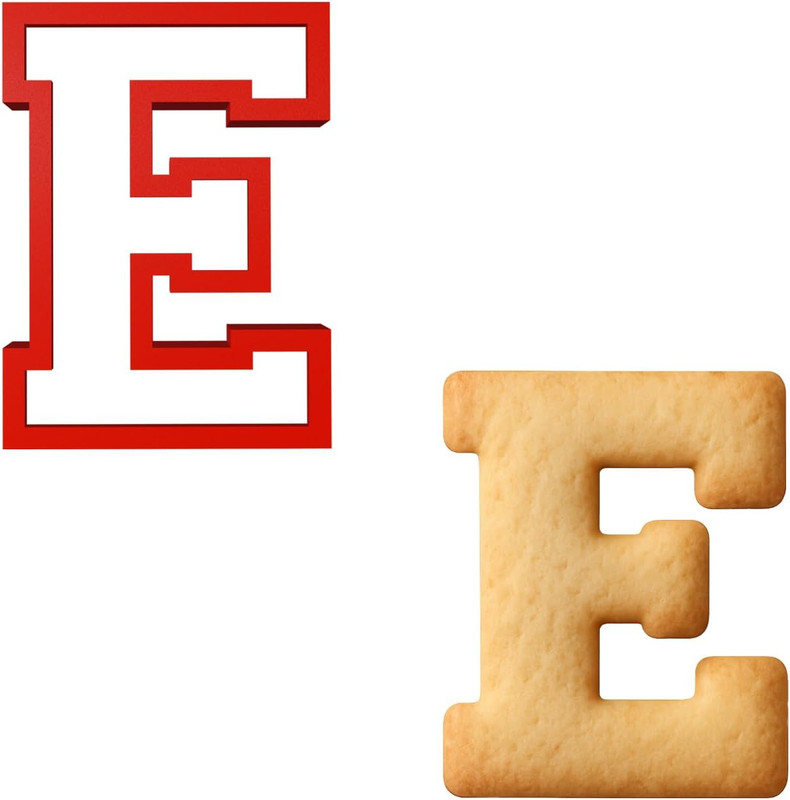 4 inches Varsity Letters Cookie Cutters (E) gallery