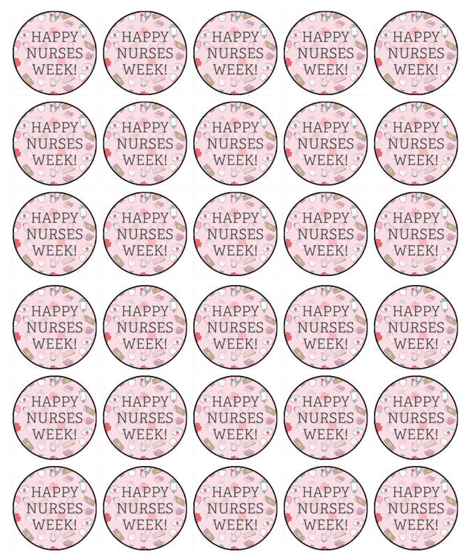 Nurse Week - Edible Icing Nurse Cake & Cupcake Toppers - 3 Sizes gallery