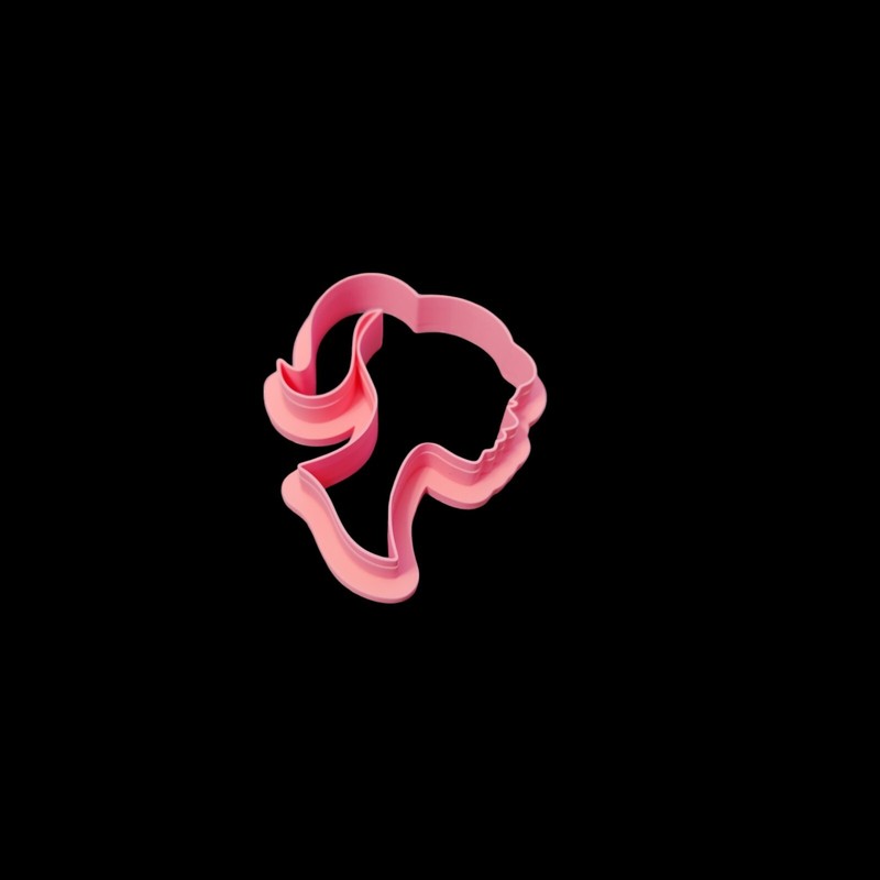 Barbie Cookie Cutter 3D-Printed gallery